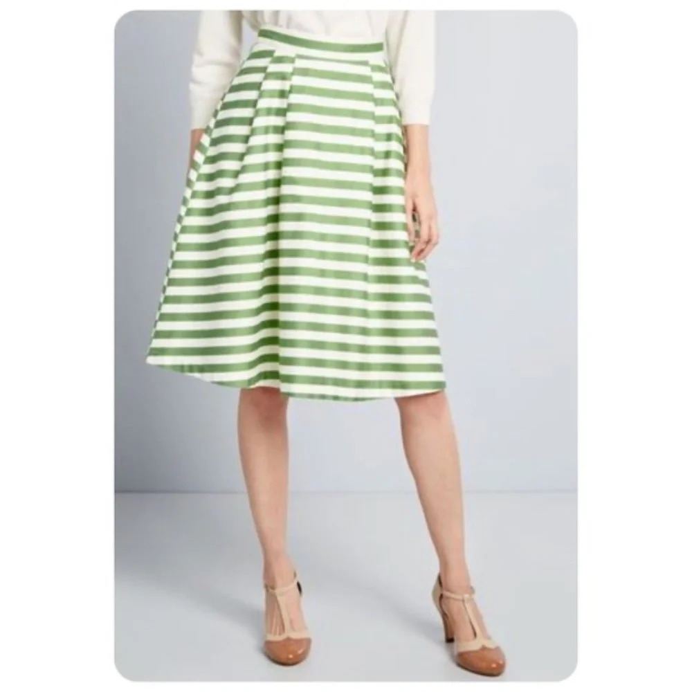 Modcloth "Dusk & Stunner" Midi Skirt NWT